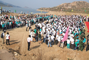 第一(yī)屆青島市(shì)城(chéng)陽區(qū)崂山(shān)水(shuǐ)庫植樹(shù)活動