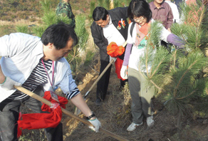 2009年(nián)威海(hǎi)店(diàn)植樹(shù)活動