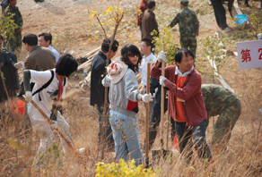 2009年(nián)煙(yān)台店(diàn)植樹(shù)活動