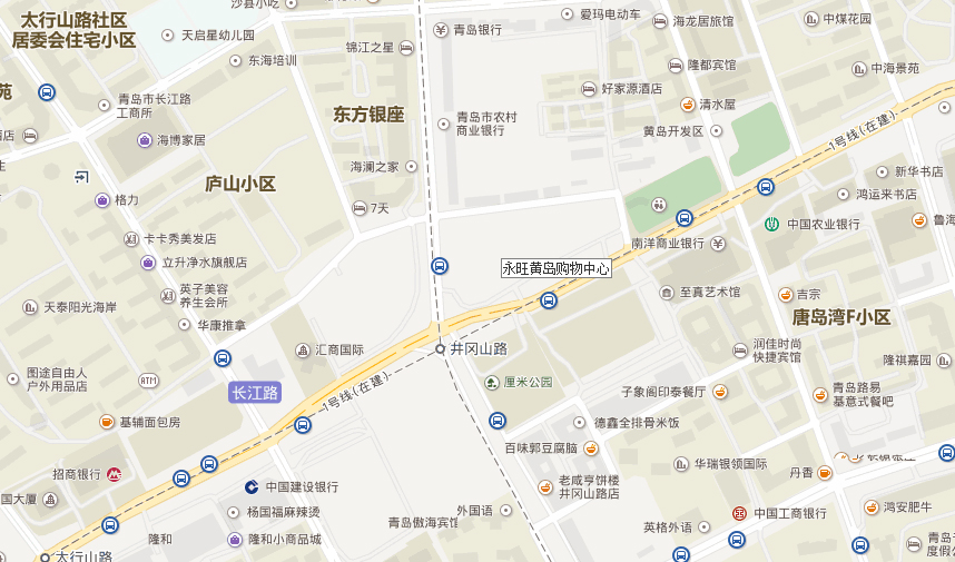 青島市(shì)黃(huáng)島區(qū)長(cháng)江路(lù)與井岡山(shān)路(lù)交界東(dōng)北(běi)側