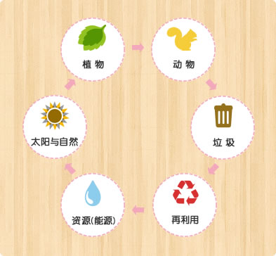 2014年(nián) 太陽與自(zì)然 2015年(nián) 植物(wù) 2016年(nián) 動物(wù) 2017年(nián) 垃圾 2018年(nián) 再利用(yòng) 2019年(nián) 資源（能(néng)源）